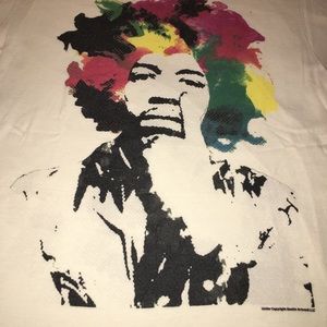 Cream Jimi Hendrix short sleeve T-shirt, S, EUC